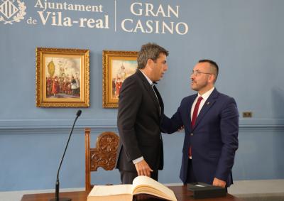 Carlos Mazón subraya el compromiso del Consell por “restablecer y reequilibrar el déficit histórico de inversiones con Vila-real”